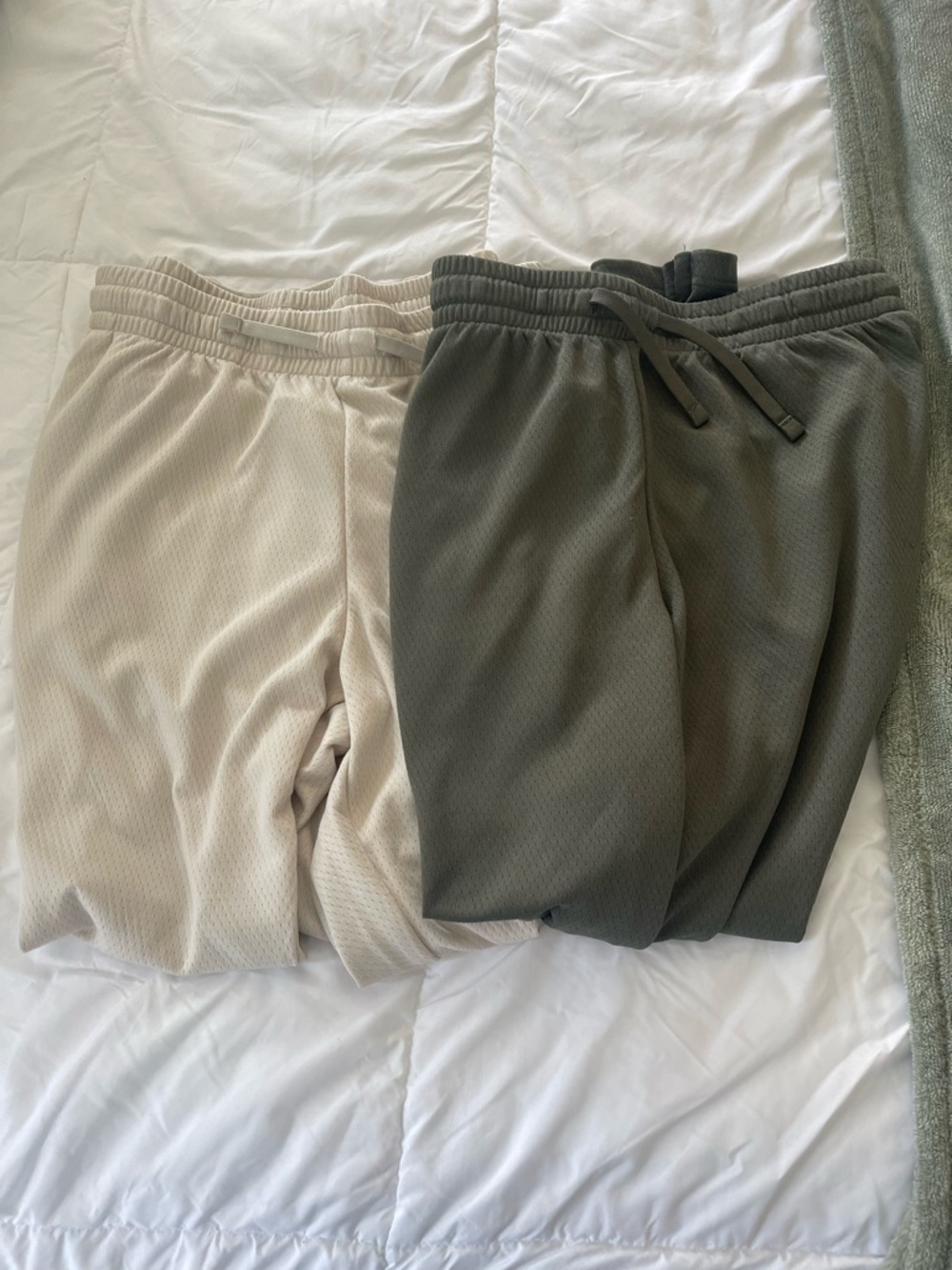 Mens Cozy Elastic Waist work out pants